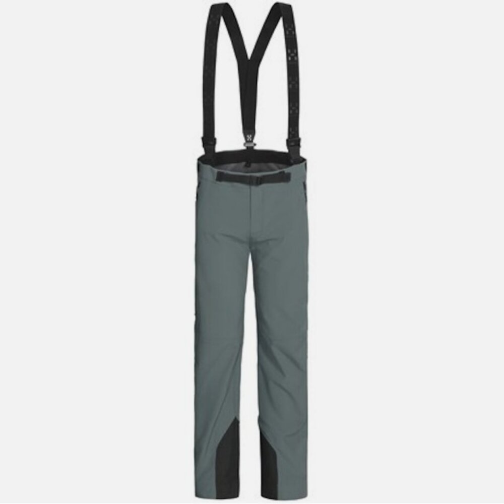 Haglofs Rand Soft Shell Winter Snow Ski Pants with Suspenders